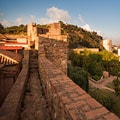 La fortificación interior de la Alcazaba.