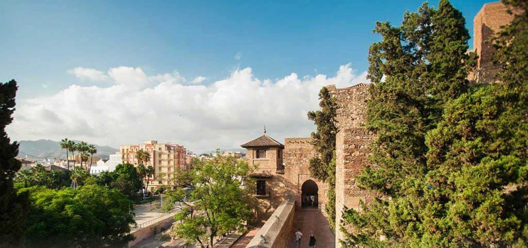 Die Alcazaba von Malaga